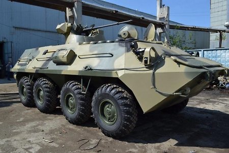 A picture of the new BTR-87 armored personnel carrier found on the web